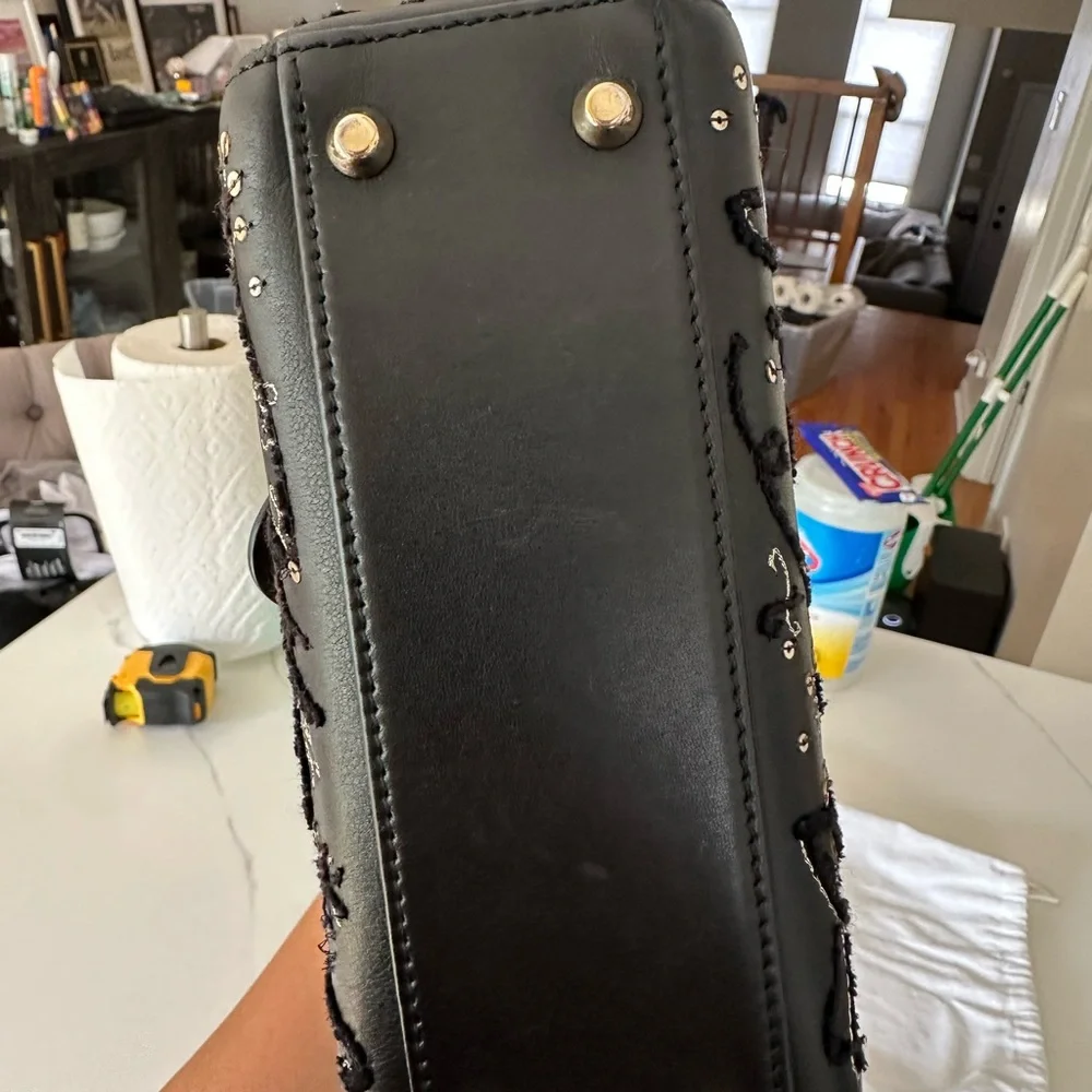 Dior Black Mini Bag with Gold Accents - Picture 8 of 9